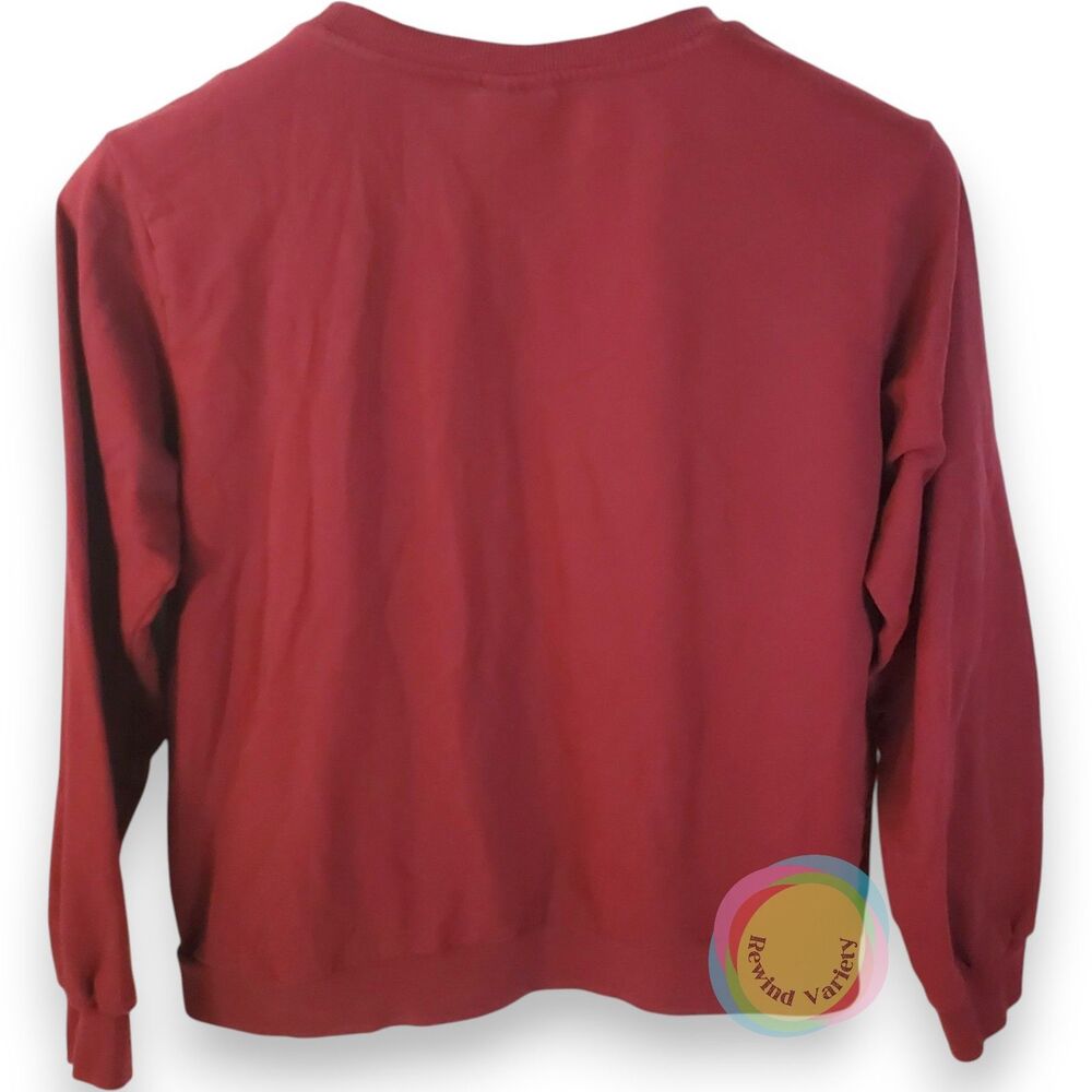 Keith Haring Maroon Barking Dog Graphic Sweatshirt M - Picture 2 of 11